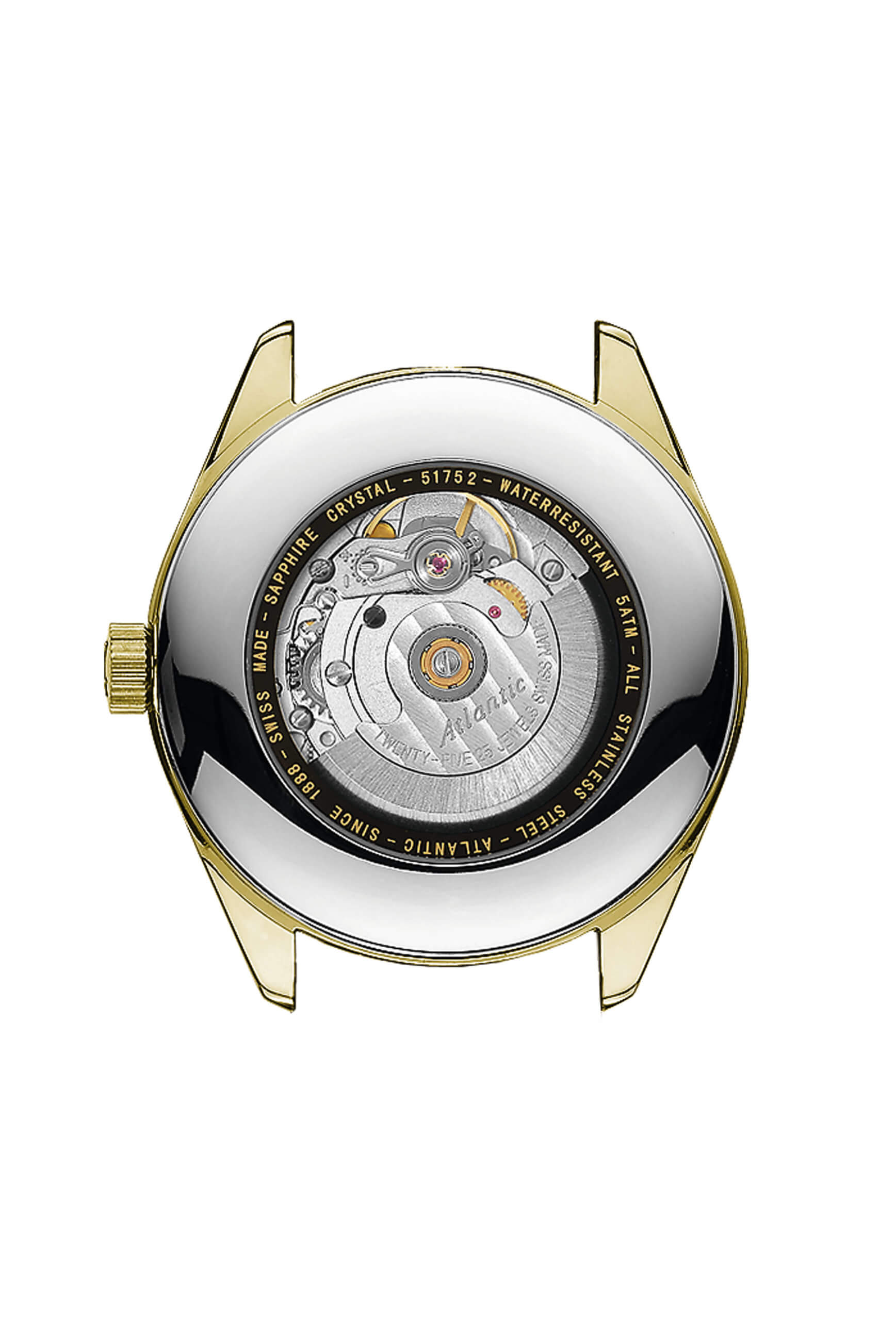 atlantic-watch-worldmaster-art-d-co-automatic-pvd-schwarzes-blatt image 2