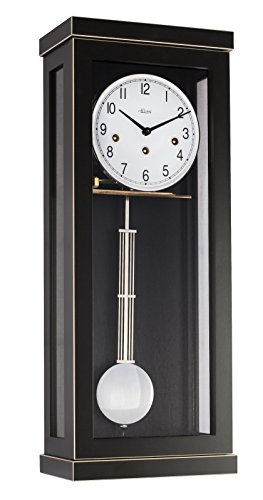 hermle-70989-740141-wanduhr-mechanische-wanduhr-schwarz-mit-14-tage-gangdauer image 2