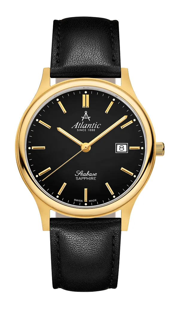 atlantic-watch-seabase-herrenuhr-schwarzes-zifferblatt-pvd image 1