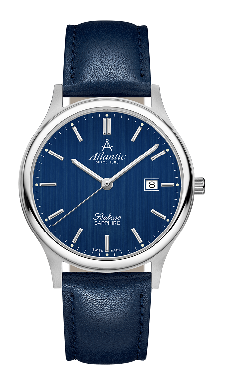 atlantic-watch-seabase-gents-herrenuhr-blaues-zifferblatt image 1