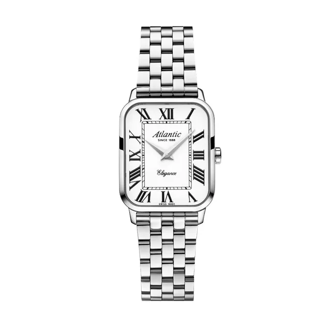 atlantic-watch-elegance-belle-damenuhr-eckig-r-misch-stahl image 1