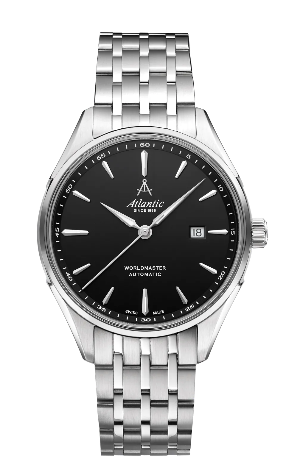 atlantic-watch-worldmaster-1888-automatic-herrenuhr-schwarzes-zifferblatt image 1