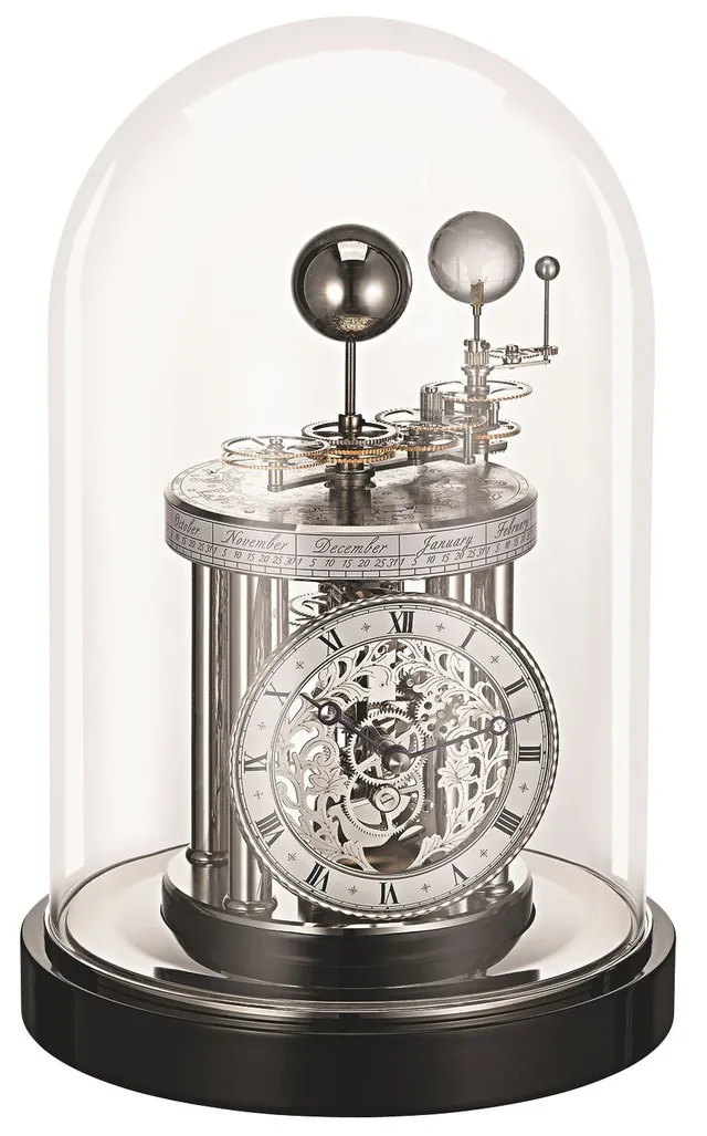 hermle-astrolabium-22836-742987-tischuhr-quartz-skelett-schwarz image 1