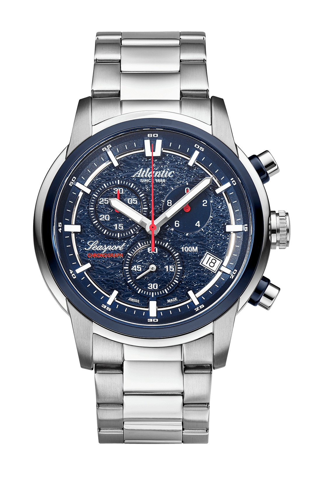atlantic-watch-seasport-nd-chronograph-herrenuhr-blau-stahl image 1