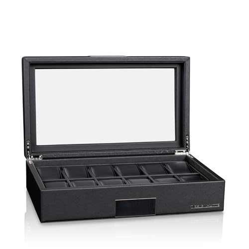 designh-tte-aturo-12-uhrenbox-schwarz-saffiano-f-r-12-uhren image 8