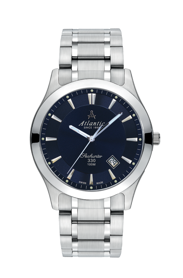 atlantic-watch-seahunter-330-herrenuhr-blau-stahl image 1