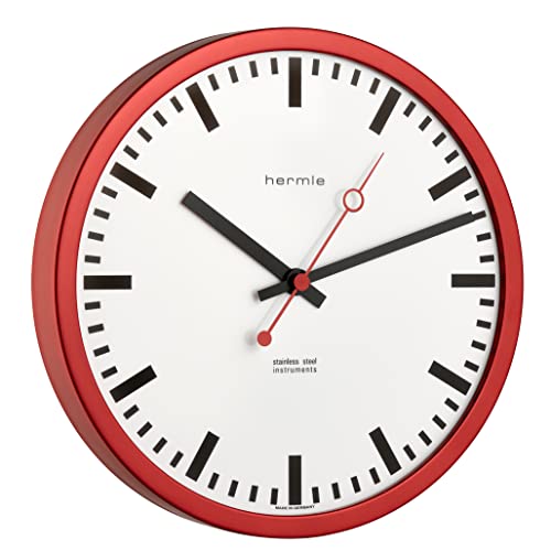 hermle-bahnhofsuhr-30471-362100-quarz-rot image 5