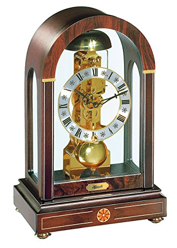 hermle-stratford-22712030791-mechanische-skelett-tischuhr-walnuss-14-tage image 2