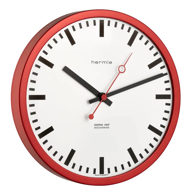 hermle-bahnhofsuhr-30471-362100-quarz-rot image 1