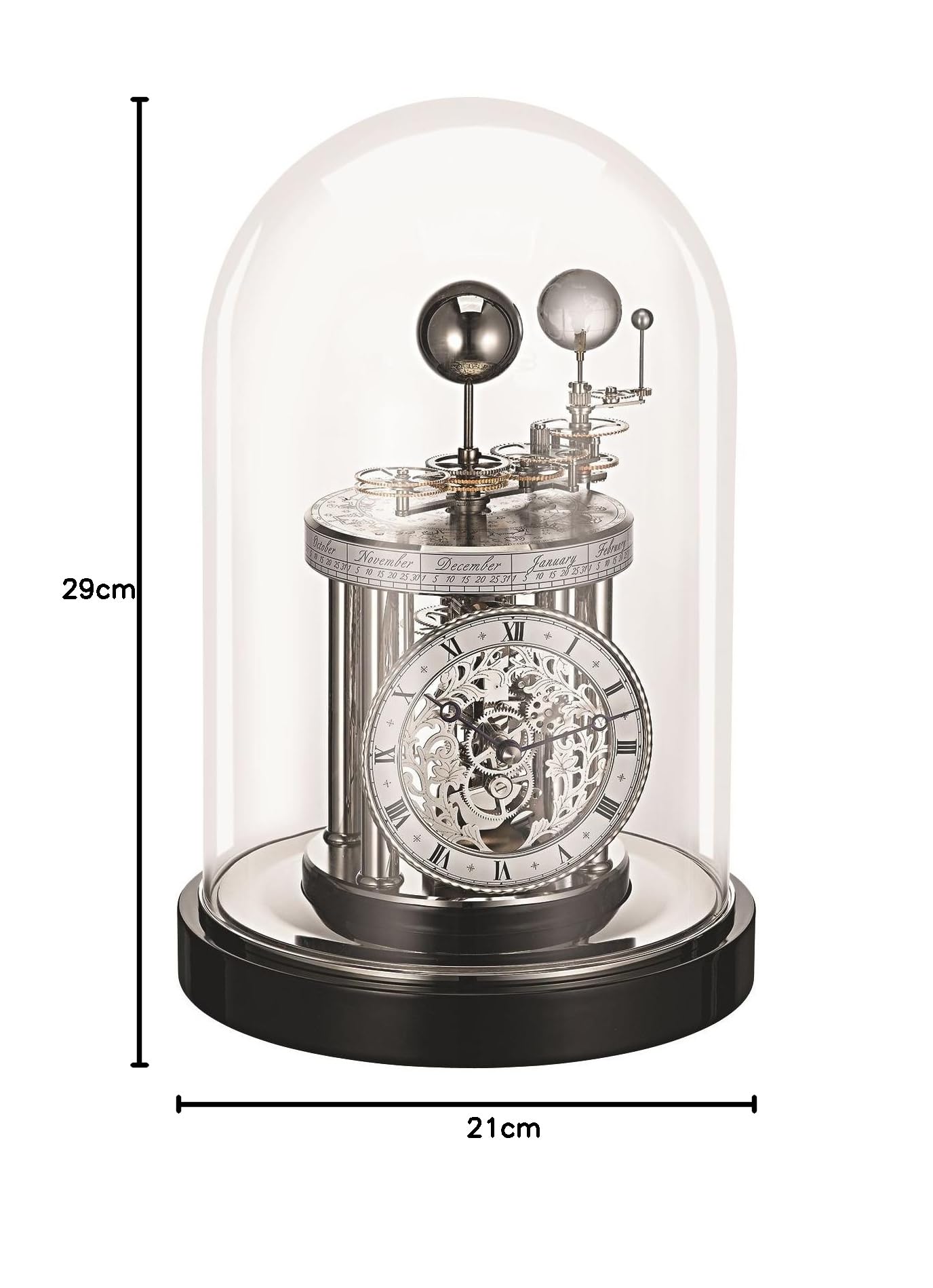 hermle-astrolabium-22836-742987-tischuhr-quartz-skelett-schwarz image 2