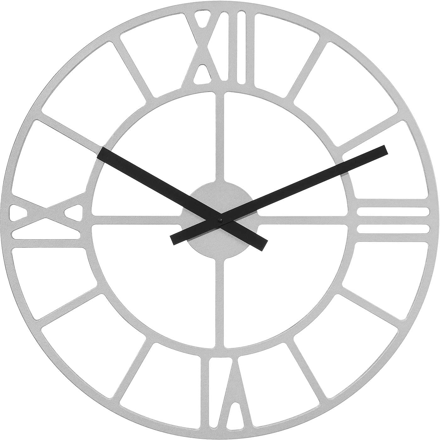 hermle-61023-002200-wanduhr-modern-mit-pendel-wei-schwarz-68-cm image 4