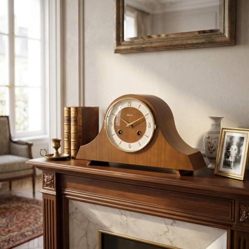 hermle-tischuhr-21154-160130-kirschbaum-mechanisch-8-tage-mit-glasl-nette-und-ha image 5