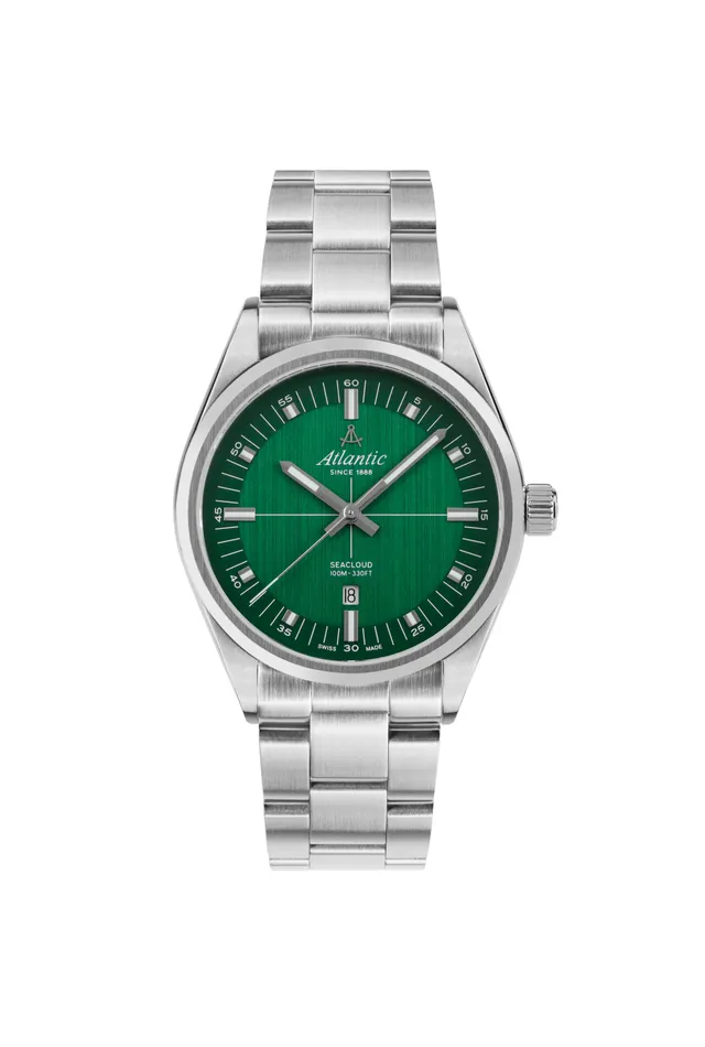 atlantic-watch-seacloud-herrenuhr-gr-n-metallarmband image 1
