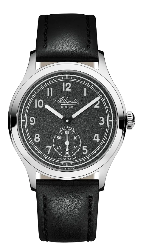 atlantic-watch-worldmaster-original-heritage-small-second-herrenuhr-schwarz-1951 image 1
