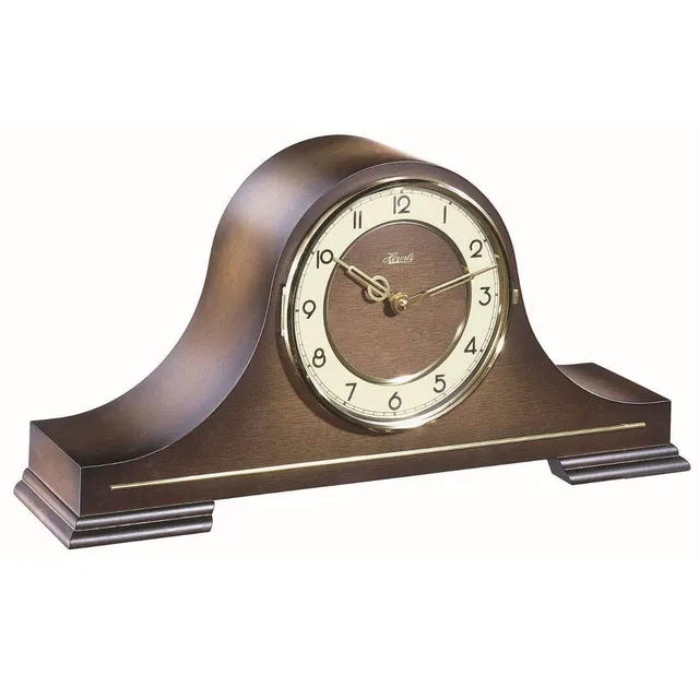 hermle-21092-032114-gro-e-tischuhr-holz-21-5-x-43-x-11-cm-mit-quarz-und-glasl-ne image 1