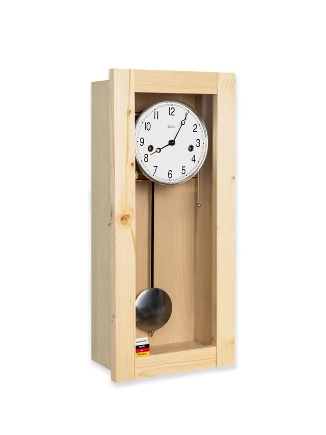 hermle-71003-140141-wanduhr-mit-pendel-und-gongschlag image 1
