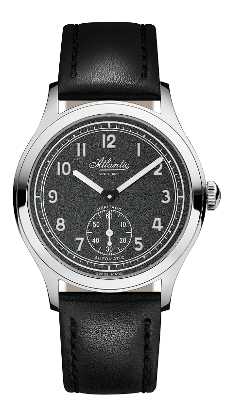 atlantic-watch-worldmaster-original-heritage-small-second-herrenuhr-schwarz-1951 image 1