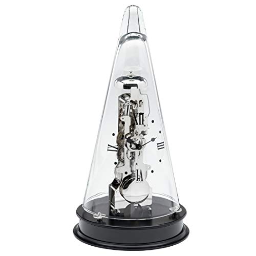hermle-22995-740791-tischuhr-mechanisch-glaskuppel-schwarz-35-cm image 2