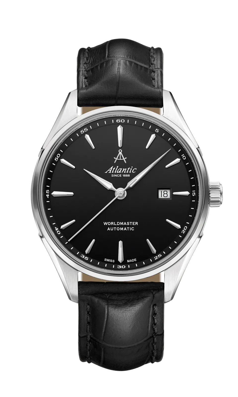 atlantic-watch-worldmaster-1888-automatic-herrenuhr-schwarz image 1