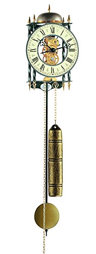 hermle-70503-000701-skelett-pendelwanduhr-schmiedeeisen-gold image 2