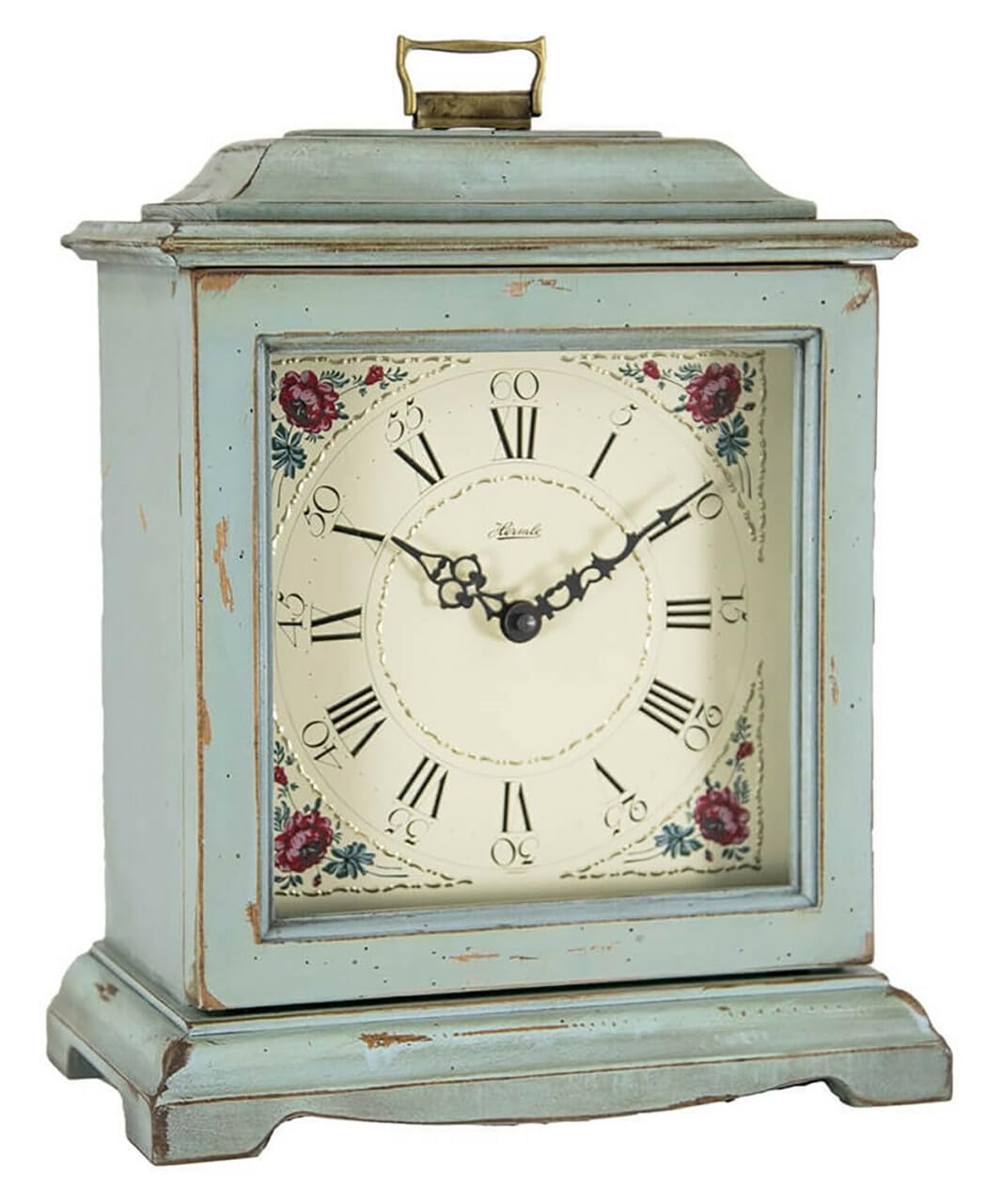 hermle-moderne-uhr-mit-quarzwerk-quarz-tischuhr-mit-westminster-schlag-made-in-g image 1