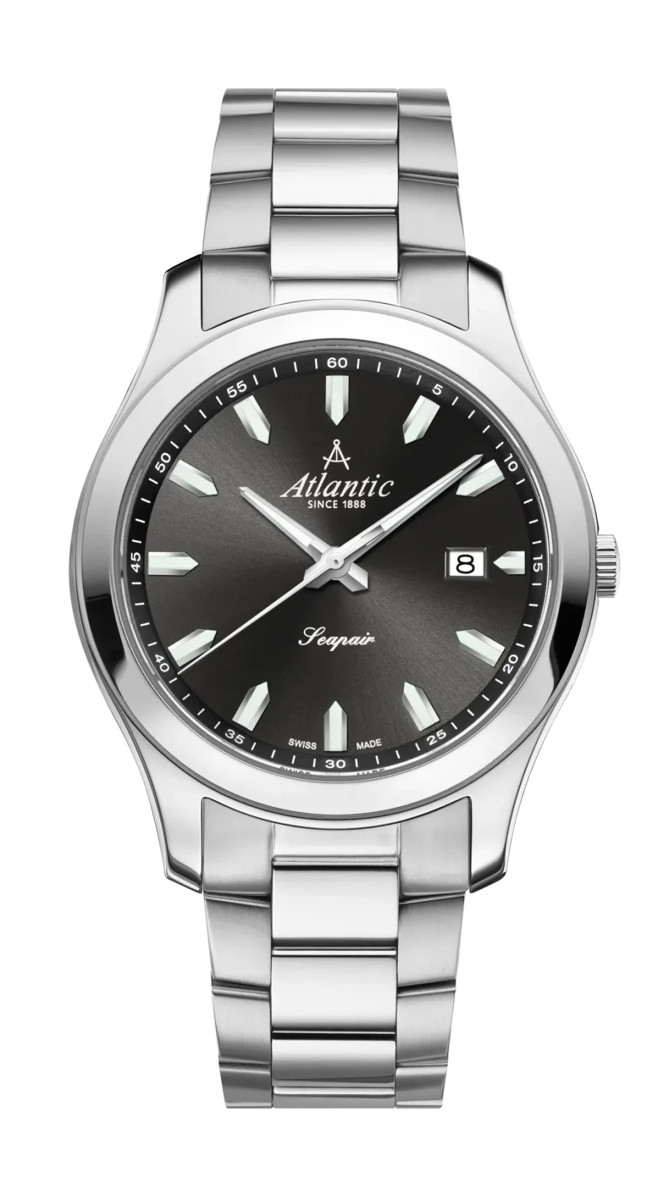 atlantic-watch-seapair-gents-quartz-herrenuhr-mitternachtsschwarz-edelstahl image 1