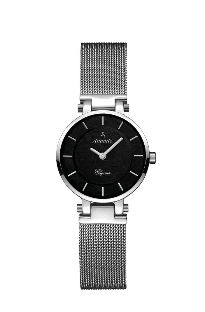 atlantic-watch-elegance-small-damenuhr-schwarz-stahl image 1