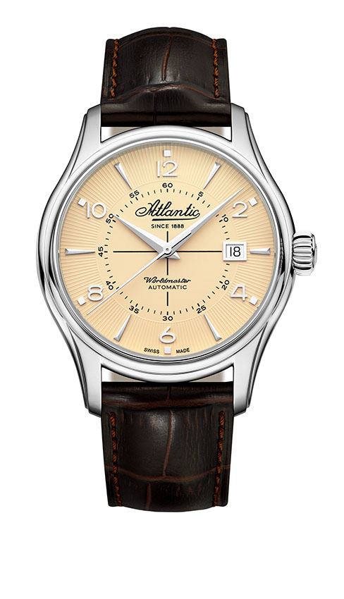 atlantic-watch-worldmaster-1888-automatic-vintage-edition-40mm-creme image 1