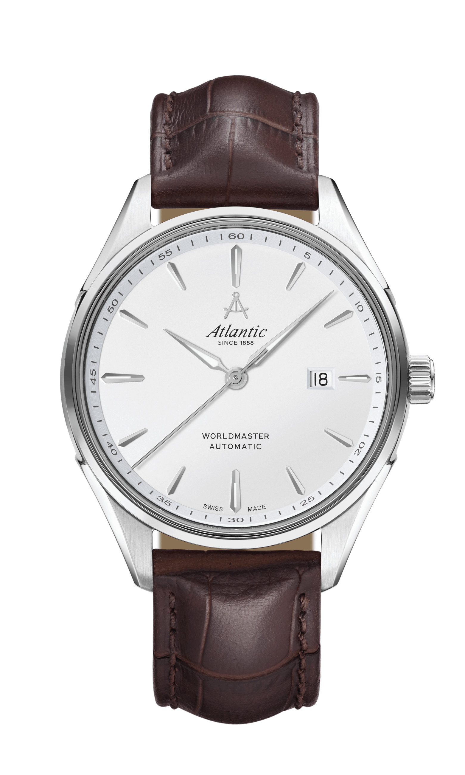 atlantic-watch-worldmaster-1888-automatic-herrenuhr-silber-dial image 1