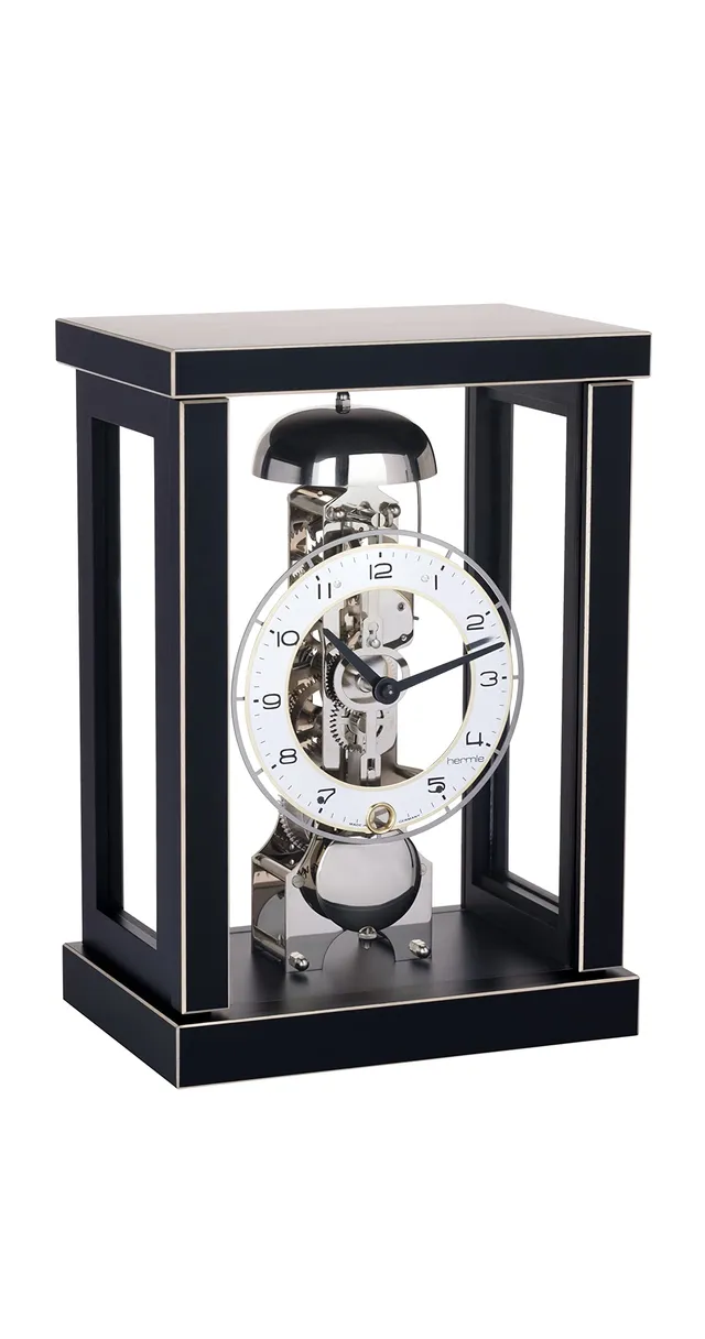 hermle-23056-740791-tischuhr-schwarz-mechanik-14-tage image 1