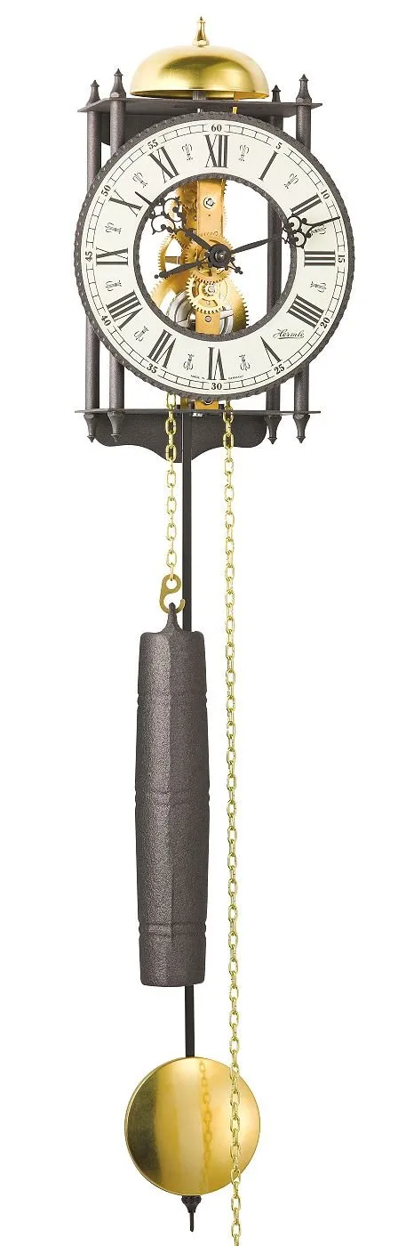 hermle-70974-000711-pendeluhr-metall-mechanisch-mit-glocke image 1