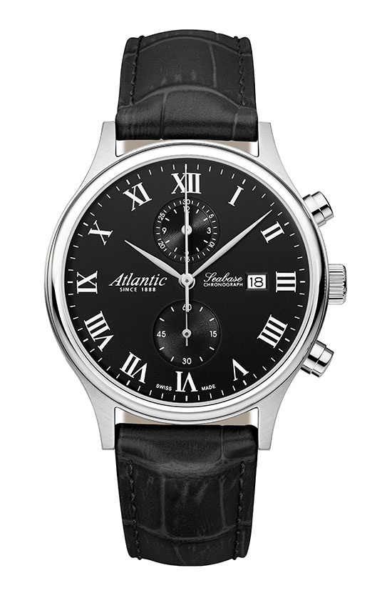 atlantic-watch-seabase-chronograph-nm-herren-armbanduhr-leder-schwarz-r-misch image 1