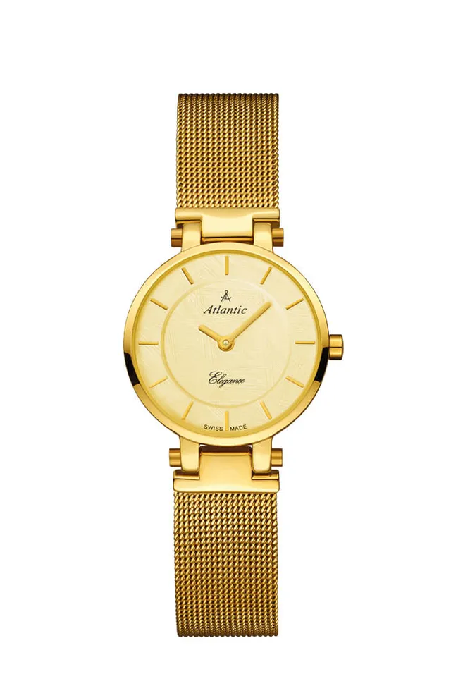atlantic-watch-elegance-small-gelbgold-pvd-champagner image 1