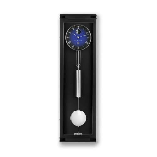 hermle-71013-740761-regulator-pendelwanduhr-monatsl-ufer-mondphase-schwarz-blau- image 4