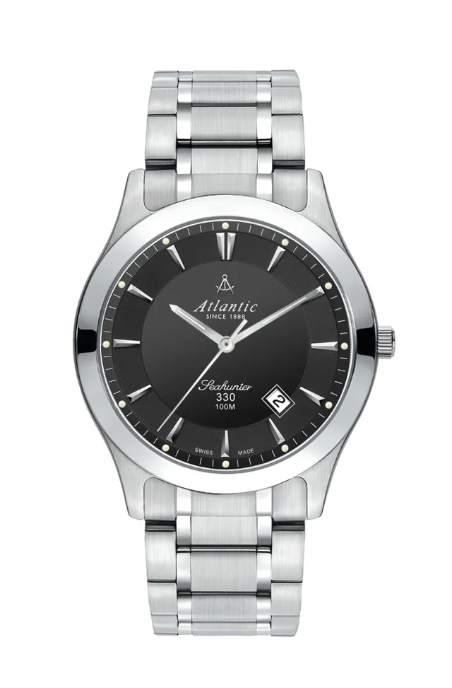 atlantic-watch-seahunter-330-herrenuhr-schwarz-stahl image 1