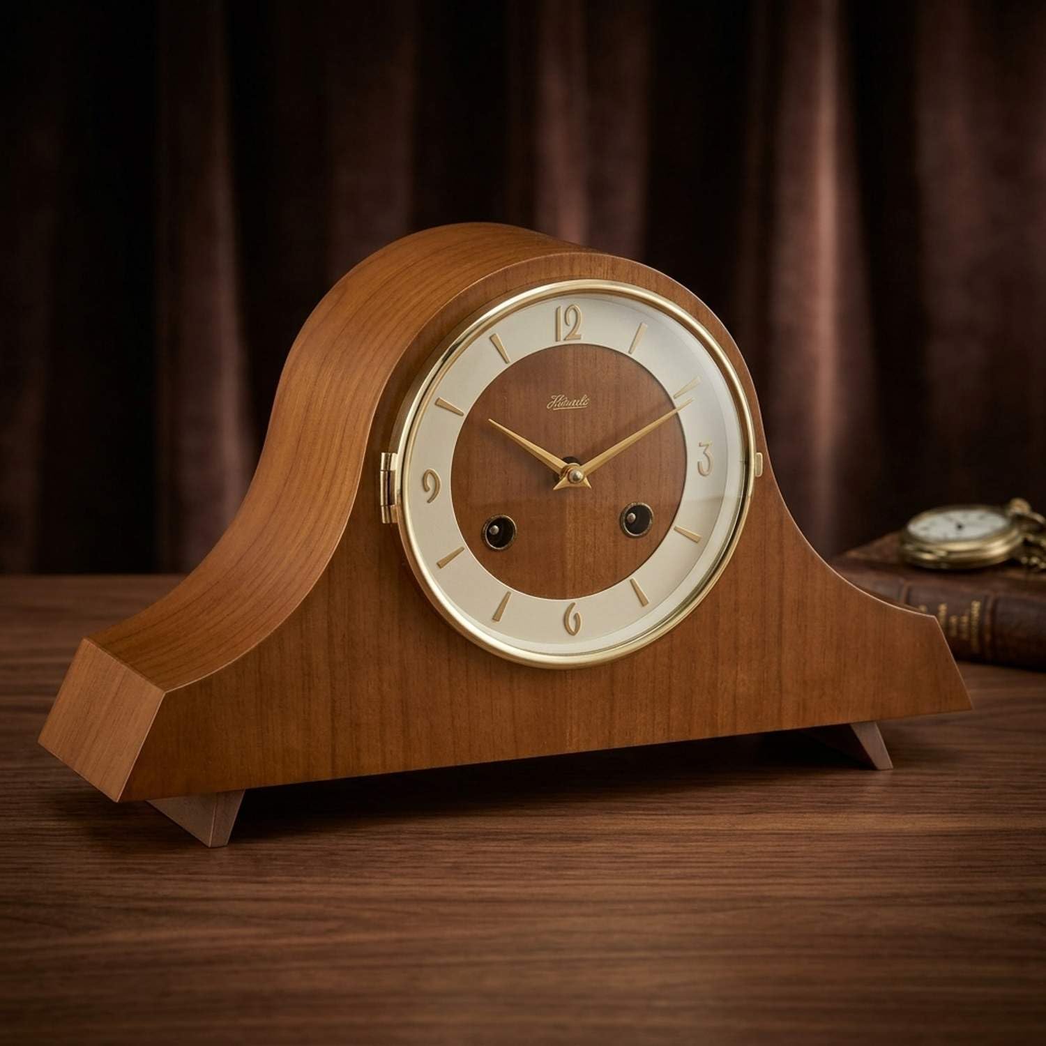 hermle-tischuhr-21154-160130-kirschbaum-mechanisch-8-tage-mit-glasl-nette-und-ha image 3