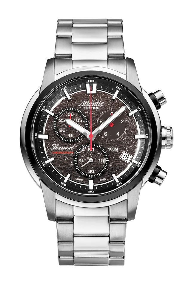 atlantic-watch-seasport-nd-chronograph-herrenuhr-anthrazit-stahl image 1