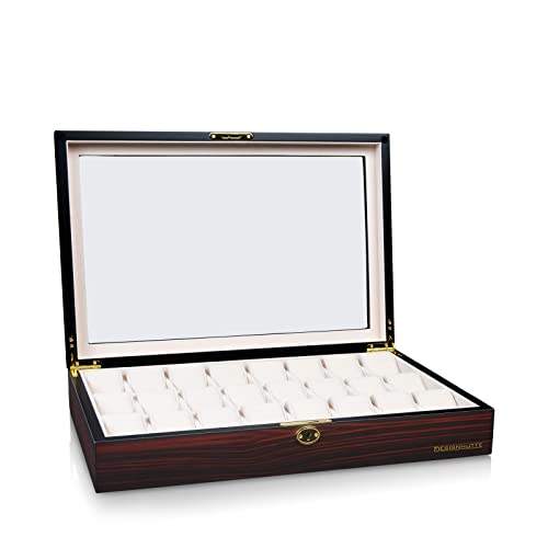 designh-tte-auckland-24-uhrenbox-braun-schwarz-f-r-24-uhren image 6