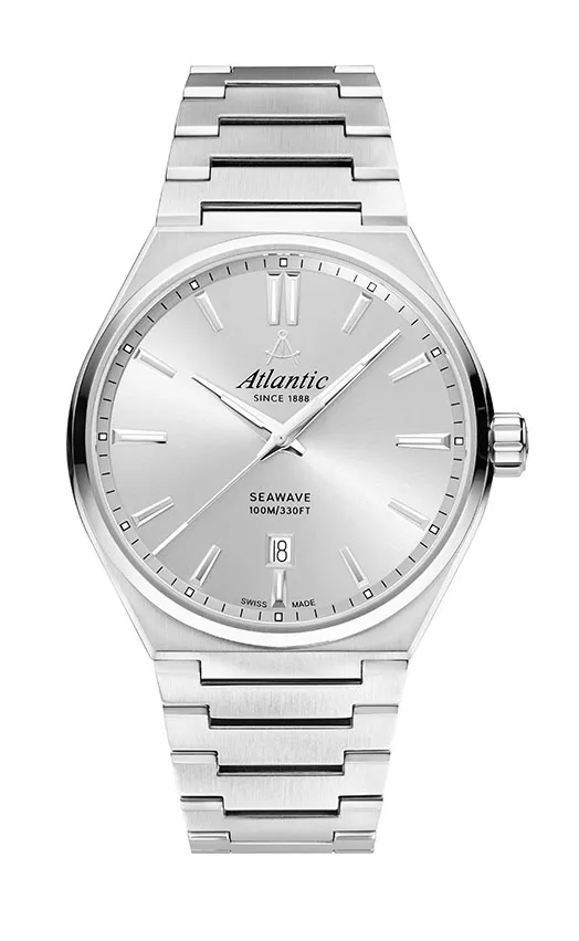 atlantic-watch-seawave-herrenuhr-silber-40mm-quarz image 1