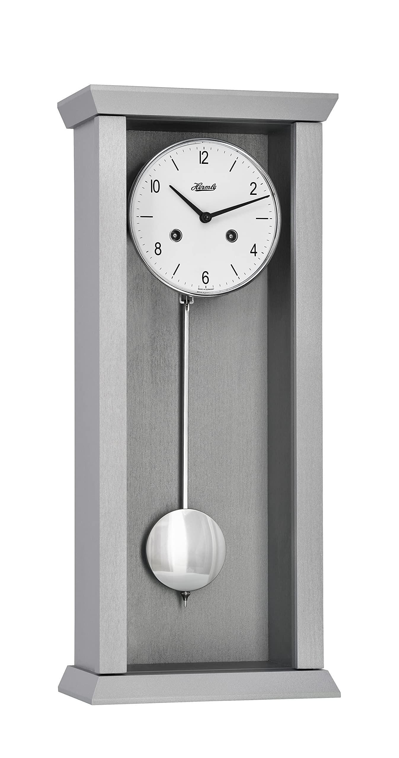 hermle-71002-l10141-avantgardistische-pendelwanduhr-mechanisch-mit-1-2-stundensc image 1