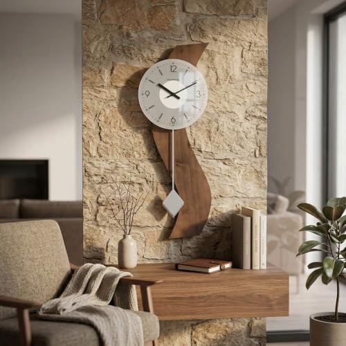 hermle-71004-042200-schlichte-wanduhr-mit-pendel-eiche-quarz image 5