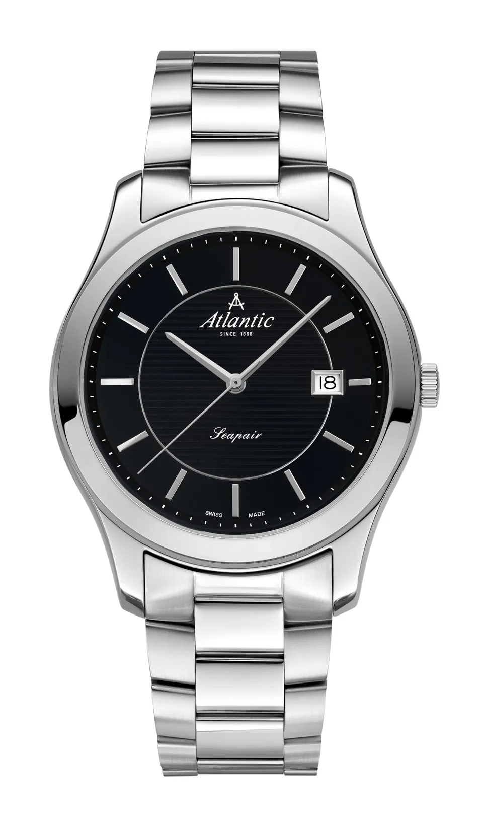 atlantic-watch-seapair-gents-quartz-herrenuhr-deep-black-edelstahl image 1