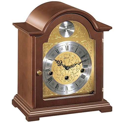 hermle-22511-030340-exklusive-tischuhr-braun-holz-westminster-8-tage image 3