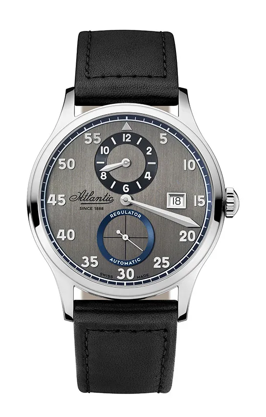 atlantic-watch-worldmaster-heritage-regulator-herrenuhr-anthrazit-leder image 1