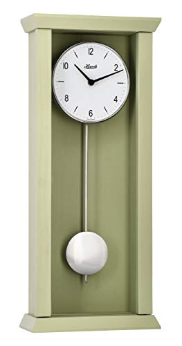 hermle-71002-u72200-avantgardistische-pendelwanduhr-quarz-mintgr-n-57-cm image 2