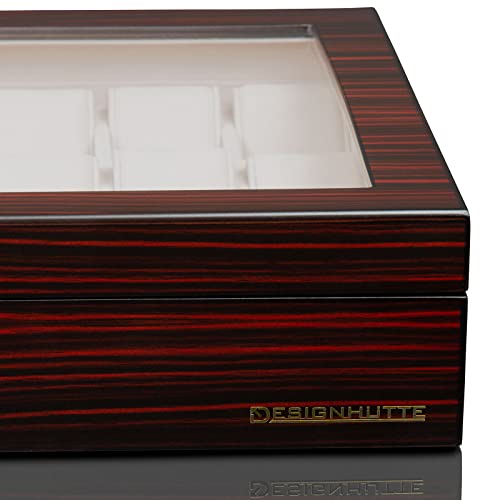 designh-tte-auckland-24-uhrenbox-braun-schwarz-f-r-24-uhren image 8
