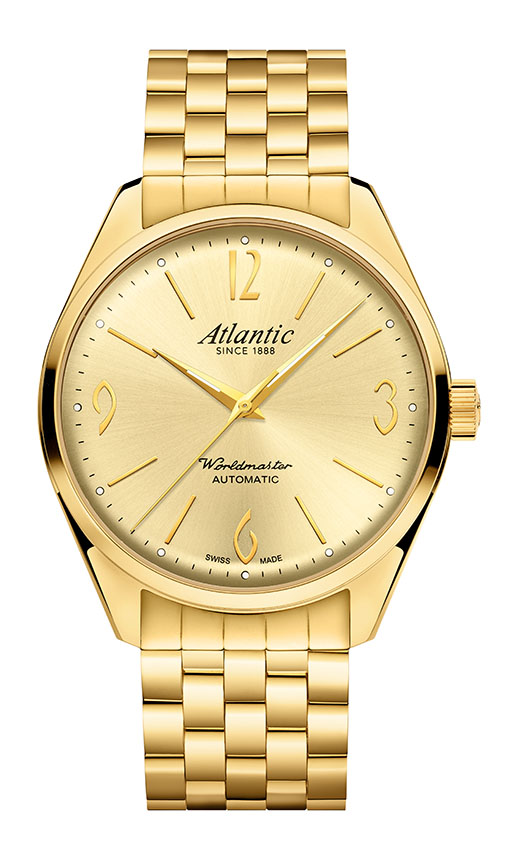atlantic-watch-worldmaster-art-deco-automatik-gelbgold-pvd image 1