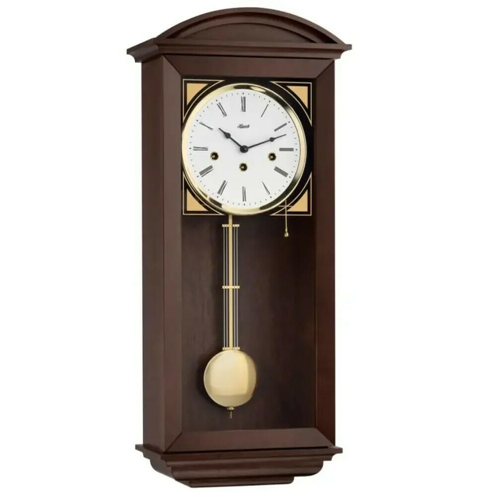 hermle-regulator-pendelwanduhr-newport-nussbaum-8-tage-westminster-71025-030341 image 1
