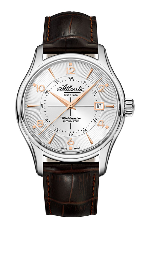 atlantic-watch-worldmaster-1888-automatic-vintage-edition-40mm-silber-ros-gold image 1