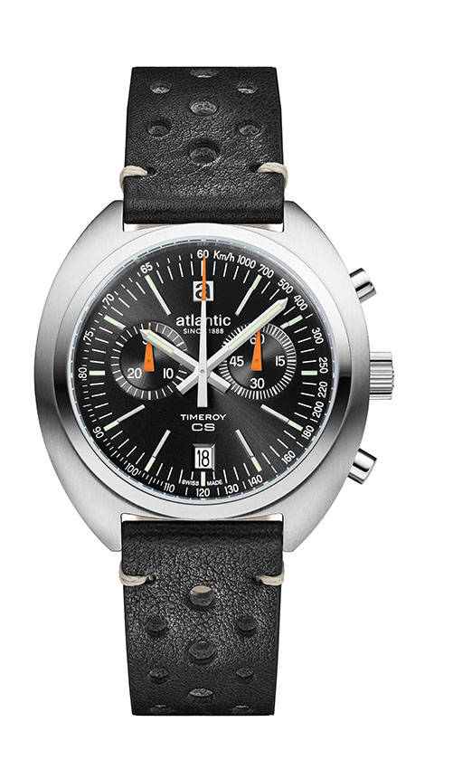 atlantic-watch-timeroy-chrono-ne-herrenuhr-schwarz-leder image 1